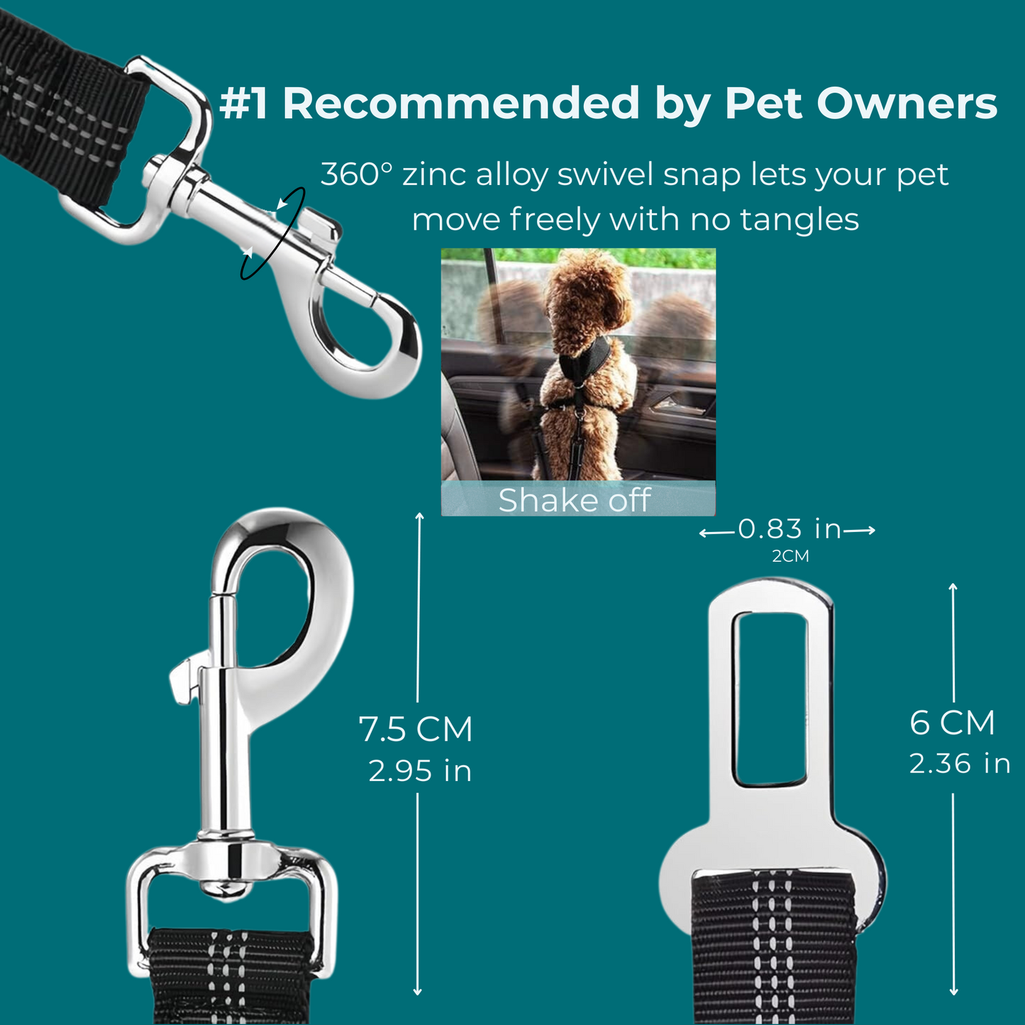 RideSafe™ Pet Seat Belt